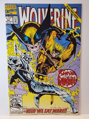 Wolverine # 60 KEY 1st Kestrel aka John Wraith Hama Larry Stroman 1992 Marvel