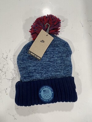 Nike Team USA 2022 Beijing Winter Olympics Team Issue Beanie DH5143 492 Unisex 