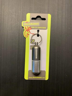 Munkees Keychain Waterproof Capsule Medium Assorted Colors - 3626