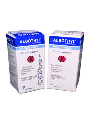2x Albothyl Concentrate Policresulen Antitrichomonal Candidal Agent For Thrush