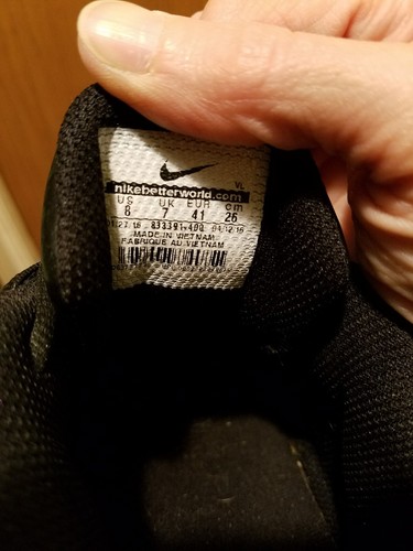 Men's Nike VPR Football Cleats Shoes Size 8 Blue/Black