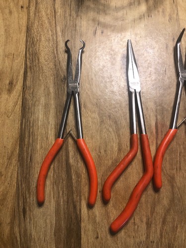 MATCO PLIERS SET - HOSE GRip DUCK BILL, BENT NEEDLE Straight Needle