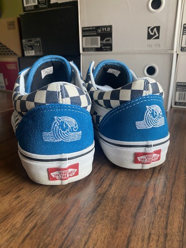 Vans US Open Of Surfing 2016 Old Skool 11 Seaport Blue Checker Limited