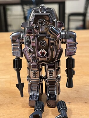 GI Joe Black Major Custom COBRA SNAKE ARMOR black chrome