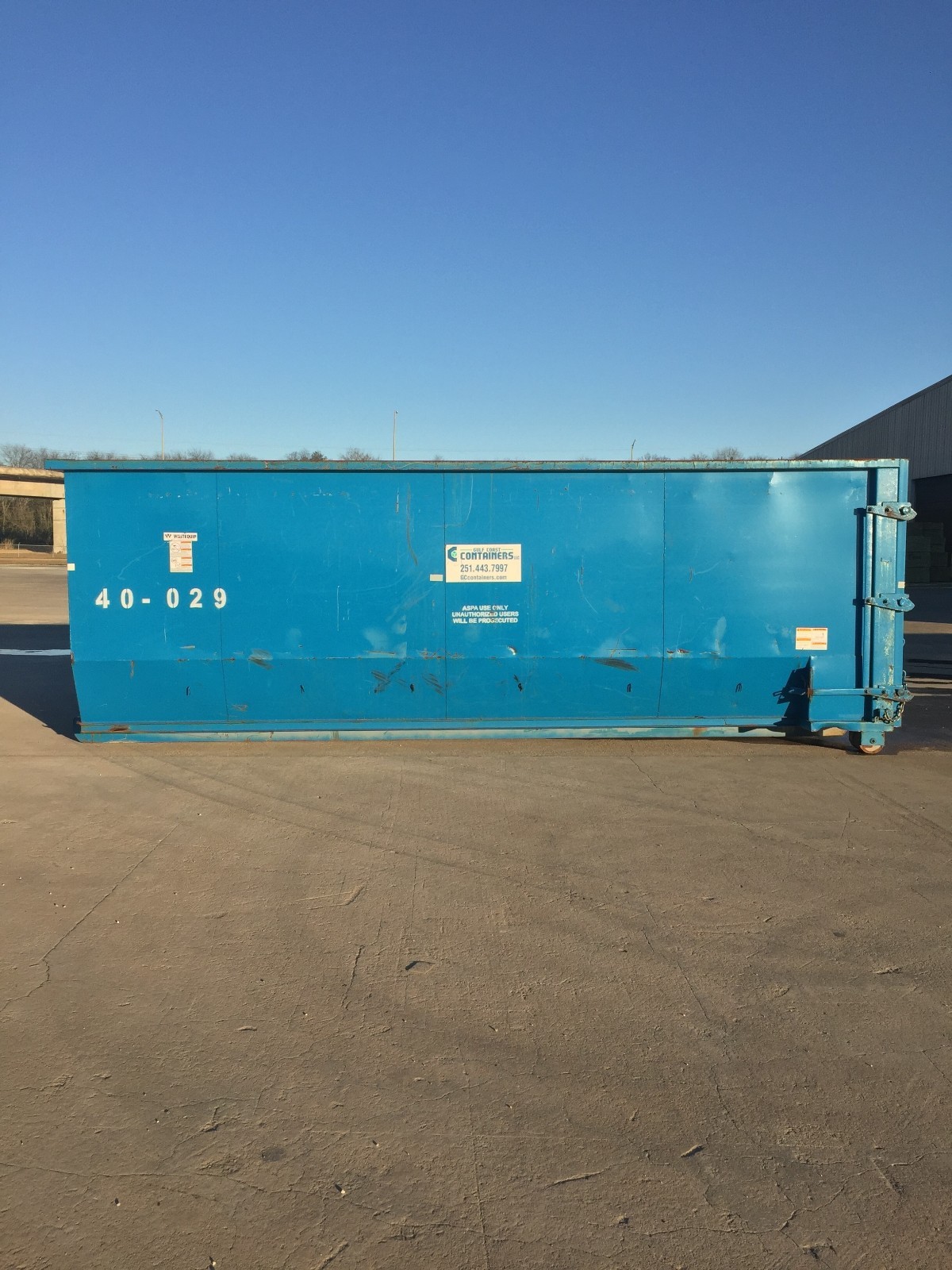 40CY Used Roll Off Containers For Sale