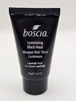 BOSCIA Luminizing Black Mask Peel Off Mask 0.7 oz New SEALED Travel SIZE