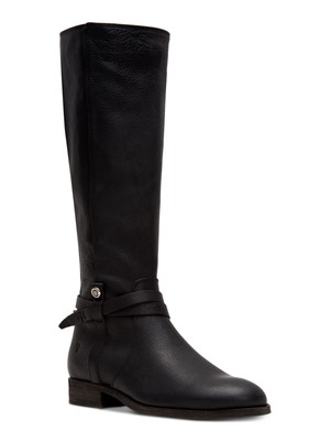 

Frye and Co. Женские черные кожаные сапоги для верховой езды Melissa с черными ремешками на щиколотке  B, Черный, 70500