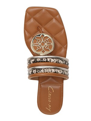 

CIRCUS BY SAM EDELMAN Женские коричневые вьетнамки Artem со змеиным принтом, Коричневый, H6082S5