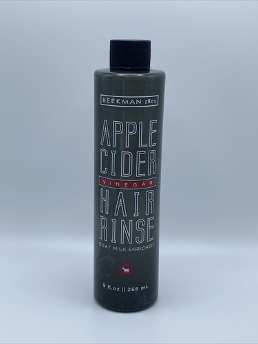 BEEKMAN 1802 Apple Cider Vinegar Hair Rinse W/ Goat Milk 9 oz - Sealed No Pump
