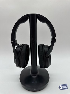 Sony Wireless Over Ear RF Home Theater Headphones TV Black RF400 WHRF400 (3)