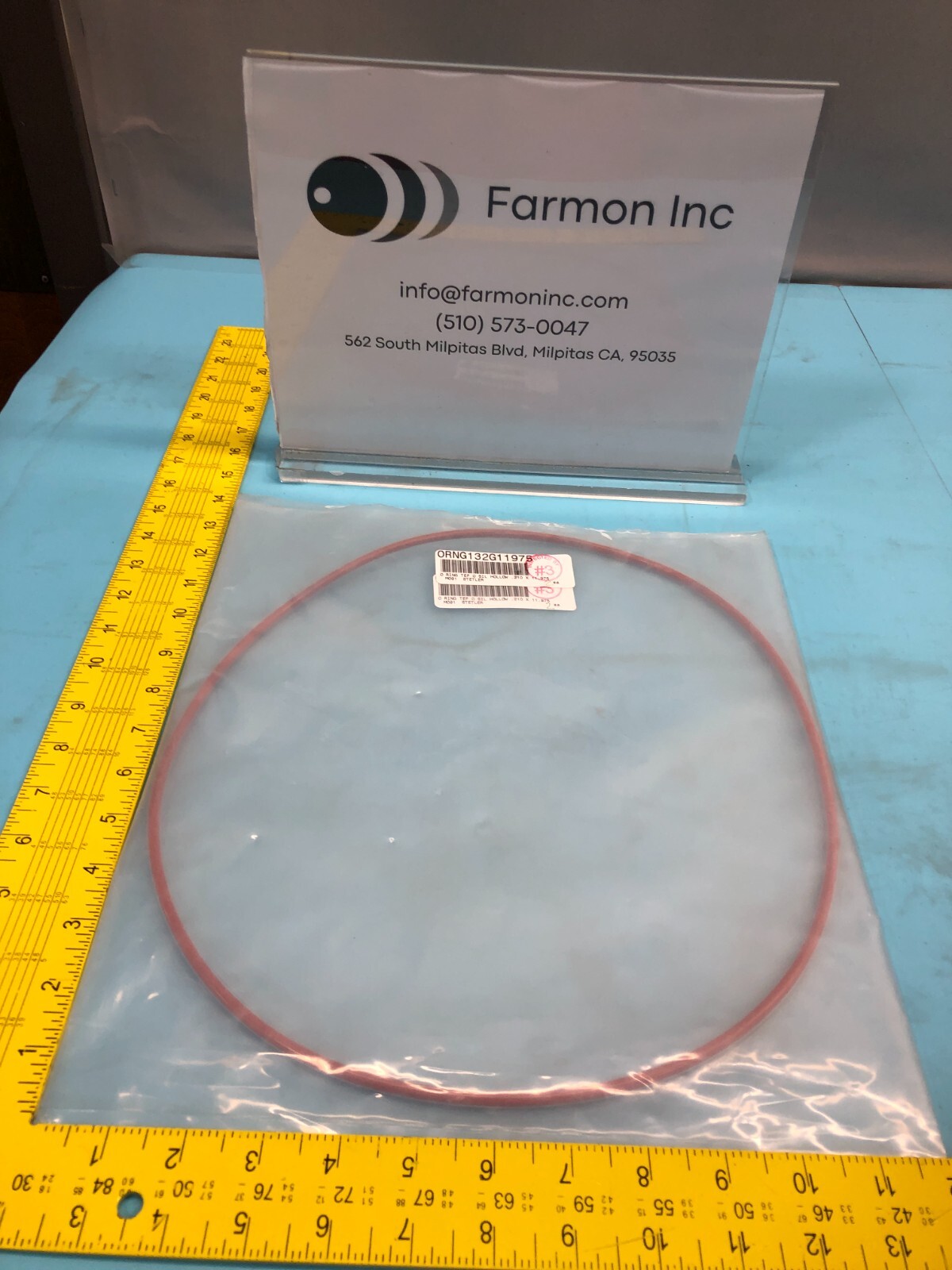 SEMITOOL ORNG132G11975 O-RING TEF O SIL .210 X 11.975, 153753