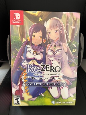 Re:Zero - Prophecy of the Throne ~ COLLECTOR'S Edition! (Nintendo Switch) NEW