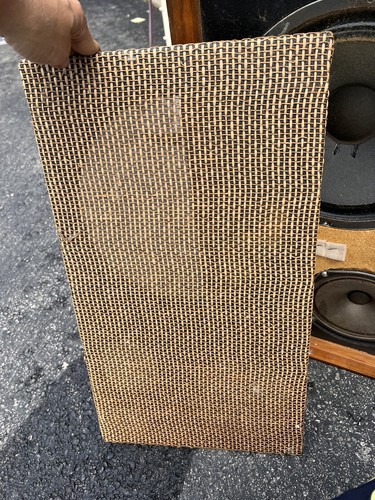 Set 2 Vtg GROMMES PRECISION Floor SPEAKER SYSTEM Model GS-310 Mid Century Modern