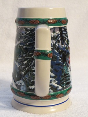 Special Delivery Coach 1993 Budweiser Holiday Stein Mug Anheuser Busch