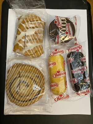 Hostess Variety Pack | Cupcakes, Cinnamon Rolls, Danish, Ding Dongs, Twinkies,