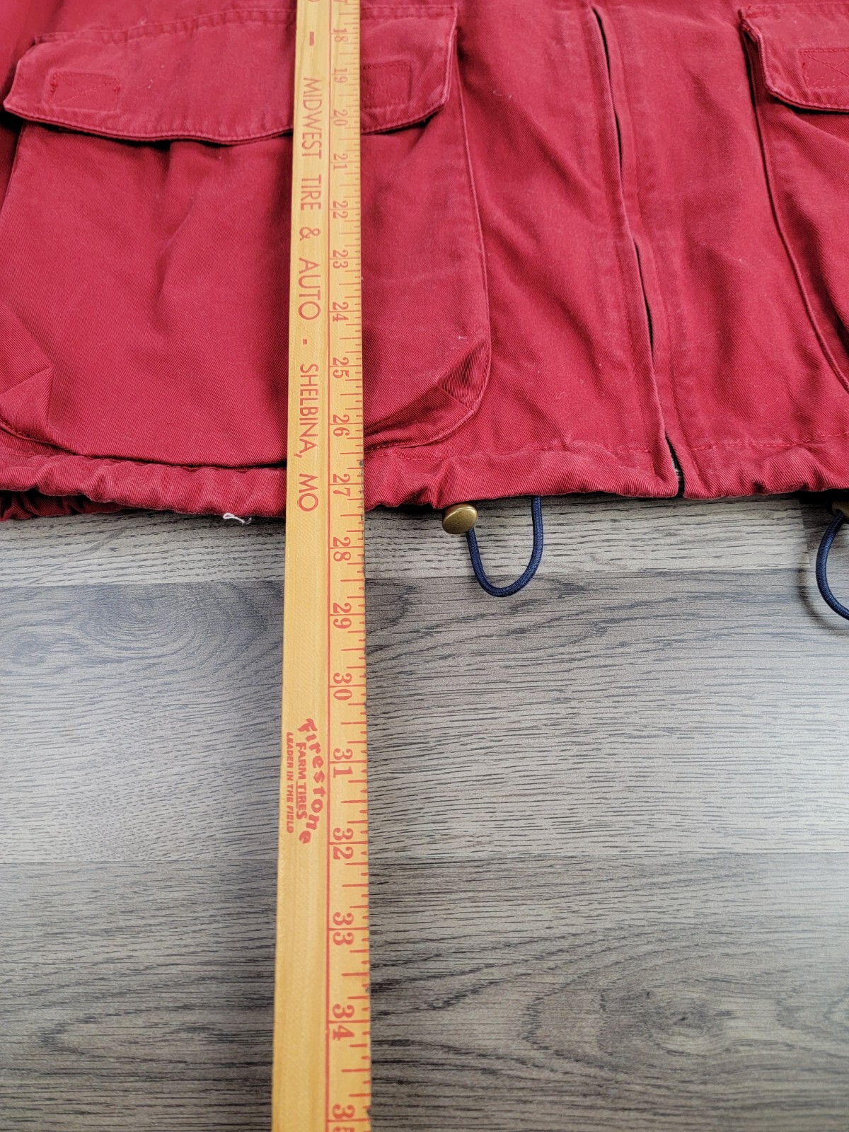 Vintage Tommy Hilfiger Jacket Size XL Red Men's Full Zip Harington Coat Casual