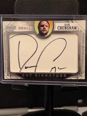 Decision Vault Cut Signature 2022 Dan Crenshaw Autograph Trading Card