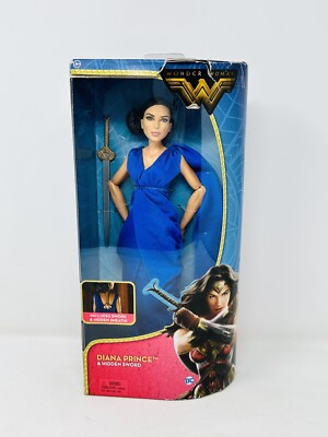DC Wonder Woman Diana Prince Hidden Sword Doll Mattel 2016 - NEW Damaged Box