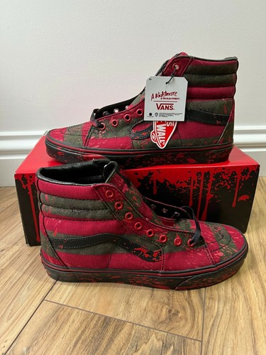 Vans x House Of TERROR Sk8-Hi UK9 Nightmare On Elm Street Vans x House Of TERROR Sk8-Hi UK9 Nightmare On Elm Street