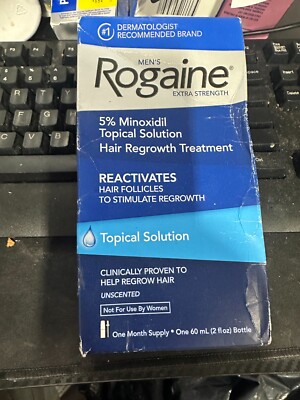 Rogaine Extra Strength Men's Hair Regrowth Treatment 1 Month Supply Exp 2025+