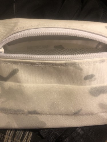 Multicam Alpine Zippered Tactical Utility pouch W/ lining & inside mesh pocket.