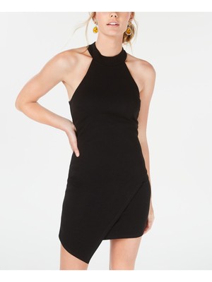 

CRYSTAL DOLLS Женское черное короткое коктейльное облегающее платье без рукавов для юниоров, Черный