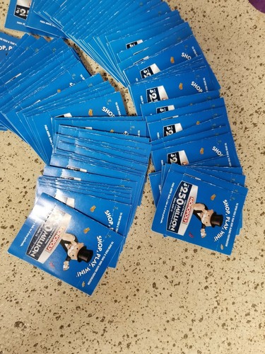 100 Unopened Monopoly game tickets - Safeway Vons Albertsons Acme 2019