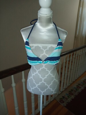 NWOT Venus sz C Traingle Lined Tie Bikini Top & sz M Lanmiya Tie Bikini Bottom 