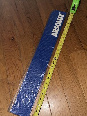 Absolut Vodka  Gutter Mat  Rubber Mat Spill Mat. 23 Inch Long New 2003!