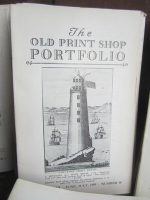 Antique Book Pamphlet Large Run Old Print Shop PORTFOLIO Magazine 1951-67
