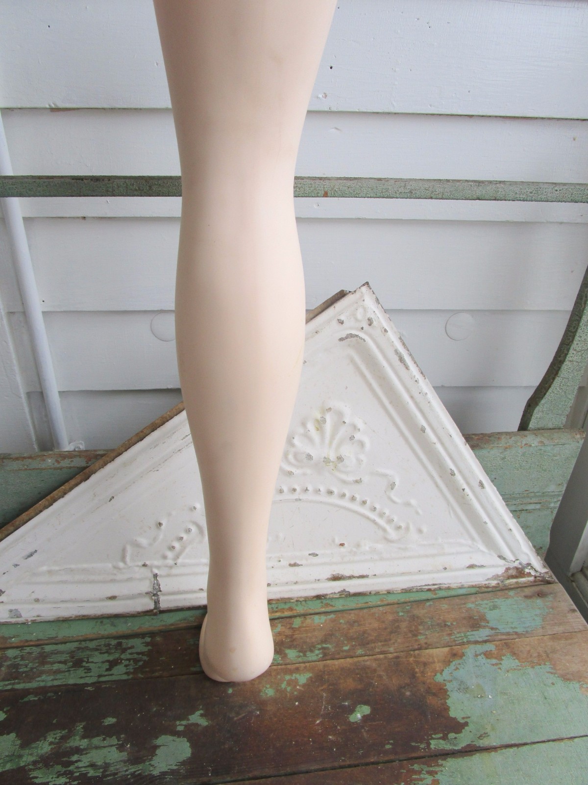 Vintage shoe form  Leg Socks Display Mannequin  art and craft for lamp 26