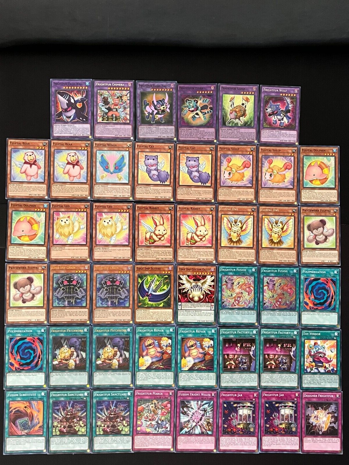 フェアリー　UR YUGIOH FRIGHTFUR DECK- FLUFFAL- BEAR- WINGS- FUSION- CAT