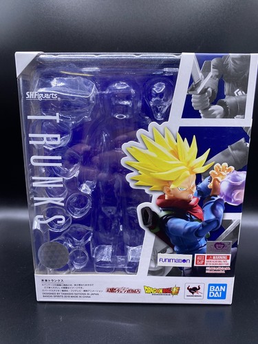 Sh Figuarts TRUNKS Dragonball Z shf DBZ Bandai Box W Manual