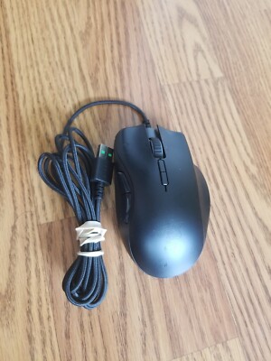 Razer Naga Trinity Corded USB Gaming Computer Mouse RZ01-0241 Tested Working 