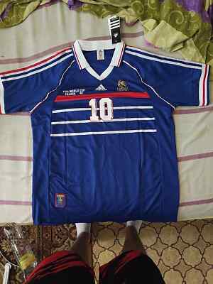 ZIDANE France World Cup 1998 Home Retro Short Sleeve Jersey ZIDANE France World Cup 1998 Home Retro Short Sleeve Jersey