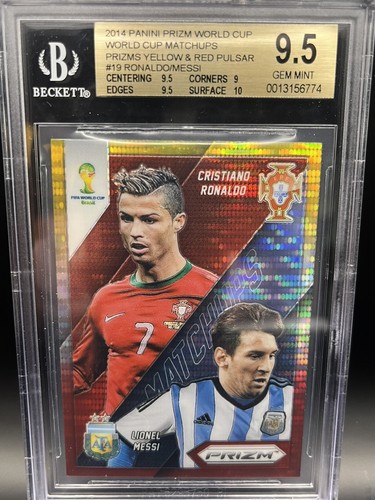 その他 2014 Panini Prizm Messi RONALDO base 2014 Panini Prizm World Cup Matchups Messi / Ronaldo Purple