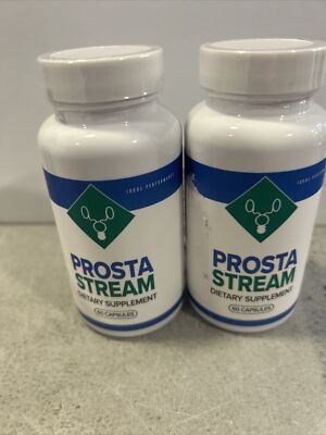Prosta Stream Urinary Tract Enlarged Prostate Increase Flow 2pack 120 Capsules