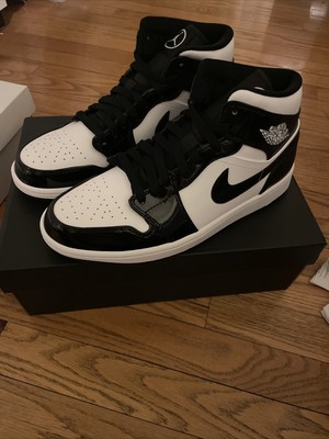 Jordan 1 Mid Black/White for Sale 