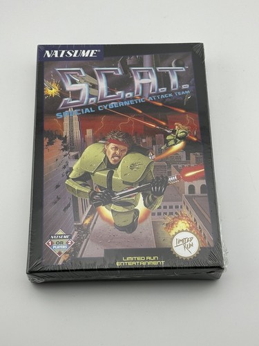 Scat Special Cybernetic Attack Team (Limited Run Games) NES Sealed