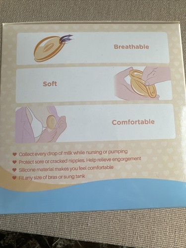 Breast Shells 4 Pack Nursing Cups Milk Saver Protect Sore Nipples for Breastfeed