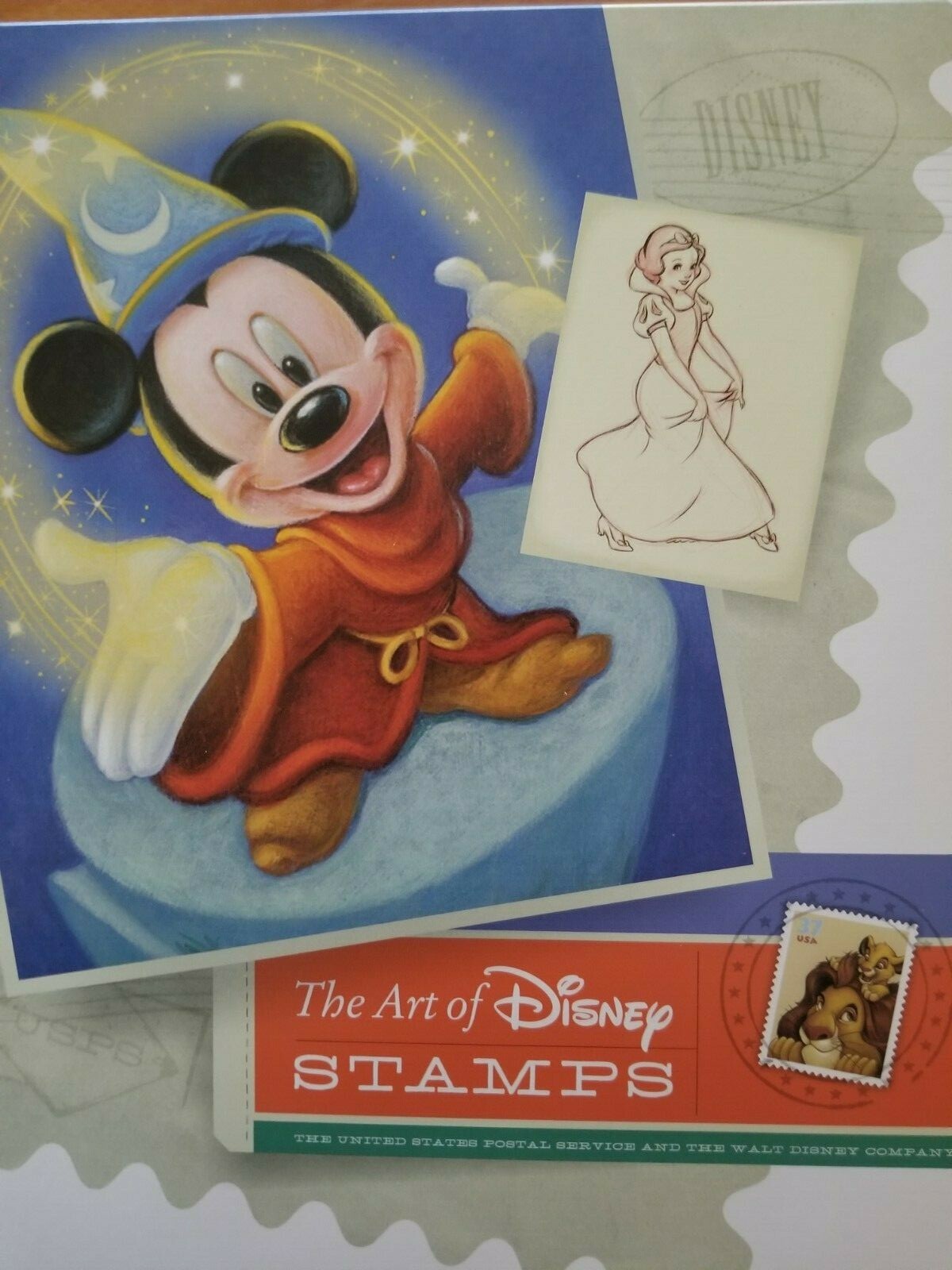 The Art of Disney STAMPS (This is a book, not stamp