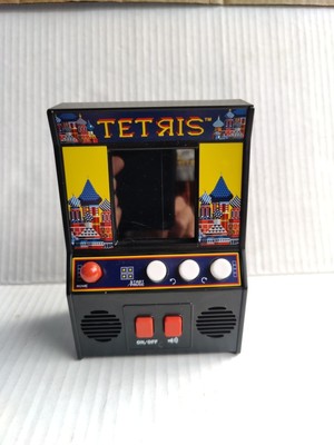 TETRIS Mini Arcade Game Classic Arcade Electronic Video Handheld Game TESTED