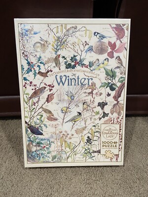 Cobble Hill Country Diary Winter 1000 pc Jigsaw Puzzle Edwardian Edith Holden
