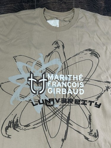 さらに100円引き◆MARITHE◆W EMBROIDERY PLUS LOGO TEE Vintage Marithe Francois Girbaud T Shirt 2XL Graphic Logo