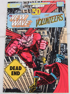 The New Wave vs the Volunteers: 3-D #1 Apr. 1987 Eclipse Comics