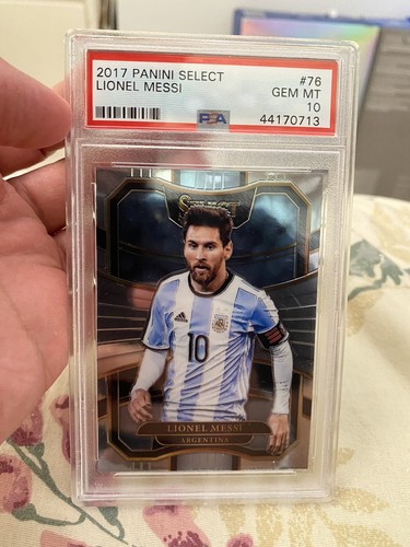 2017 Lionel Messi Panini Select #76 GEM MT PSA 10 | eBay