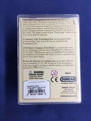 DUNCAN YO YO YO-YO 2011 CROSSED FLAGS CHAMPIONSHIP BLUE IN BOX
