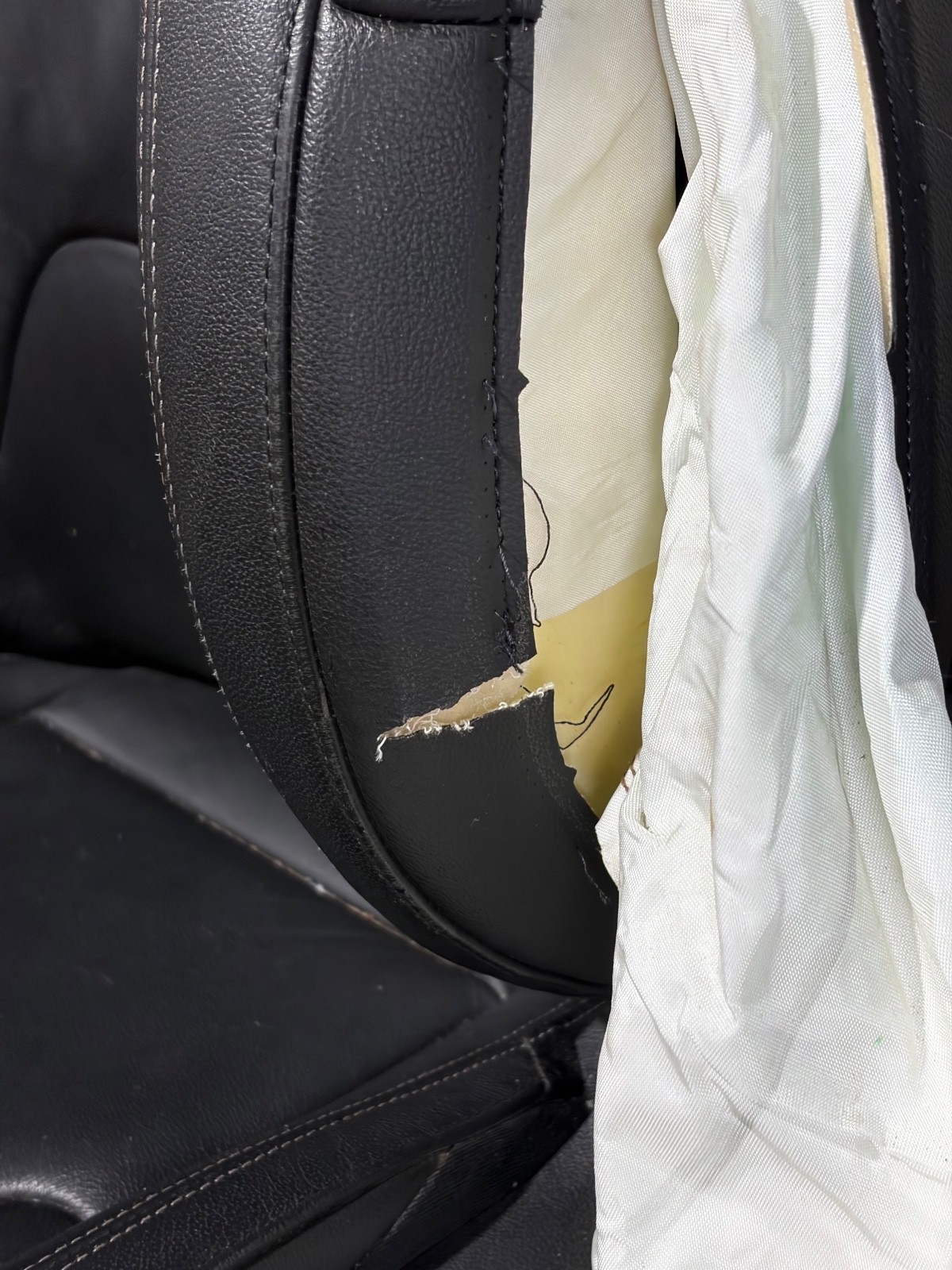 20-24 Toyota Supra Seat Pair Left Right Black Leather OEM **BLOWN** - Picture 7 of 14
