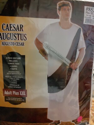 Julius Caesar Adult Roman Greek Toga Emperor Robe - Plus Size 2XL #771 #1024