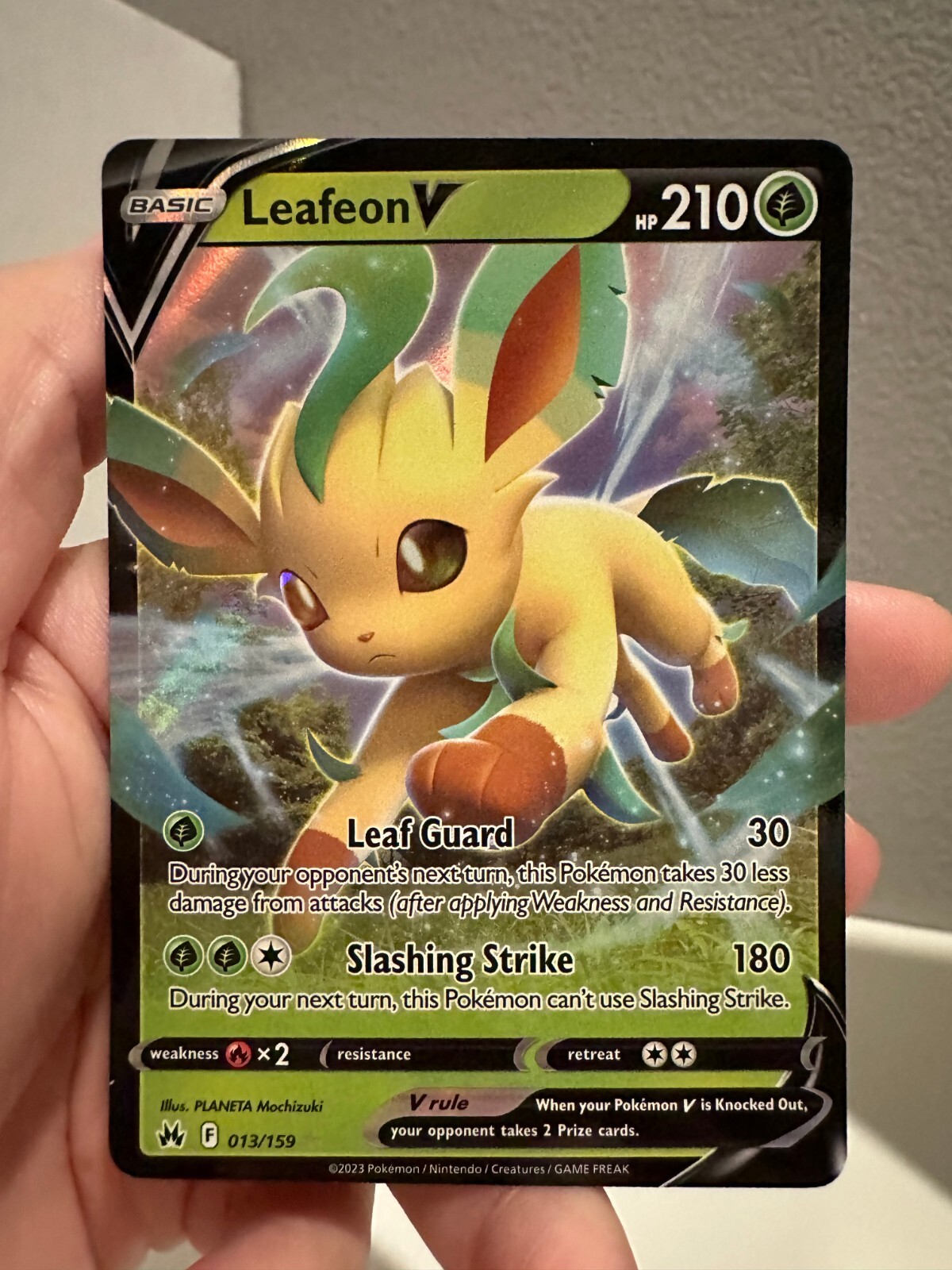 PSA10】リーフィア V 海外版 Leafeon V 013/159 Leafeon V 013